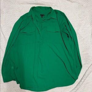 Ann Taylor Emerald Green Top